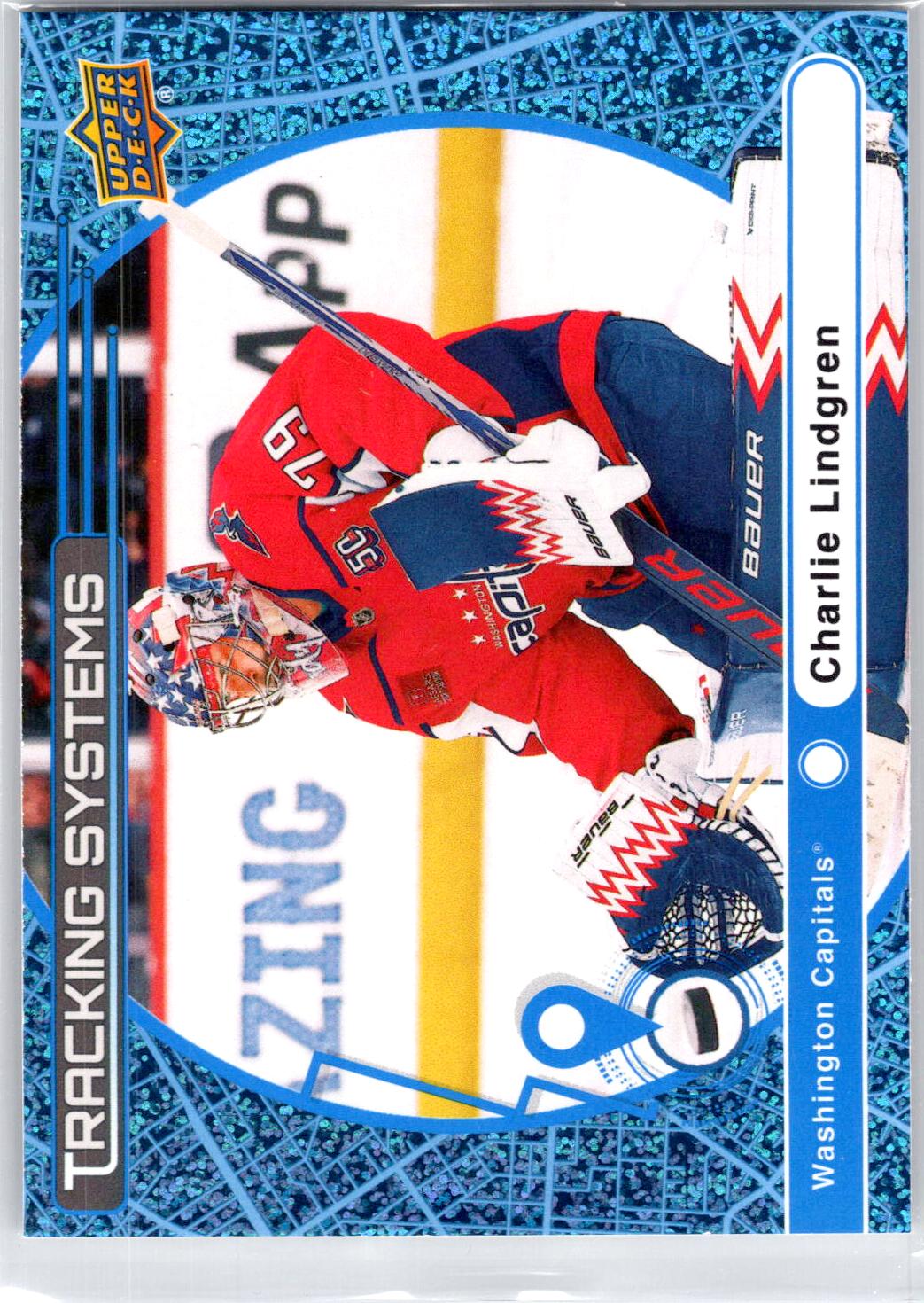 2025-26 Upper Deck #TS-27 Charlie Lindgren Tracking Systems