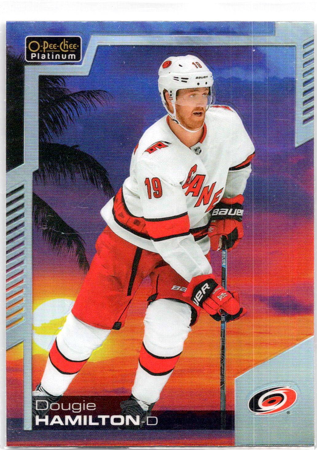 2020-21 O-Pee-Chee Platinum #37 Dougie Hamilton Sunset