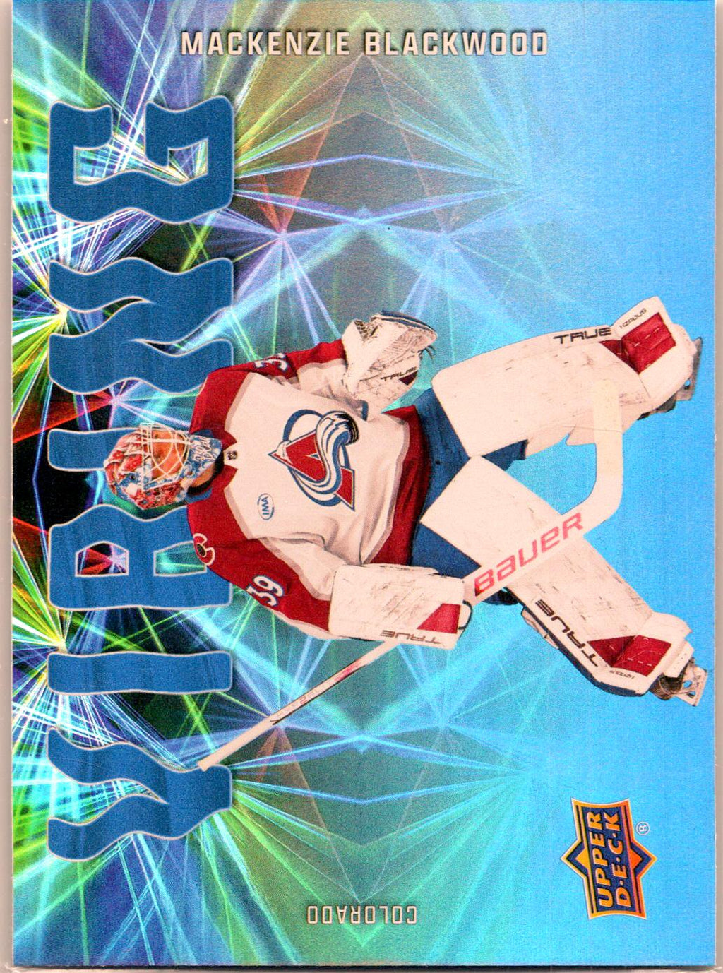2025-26 Upper Deck #VB-19 Mackenzie Blackwood Vibing