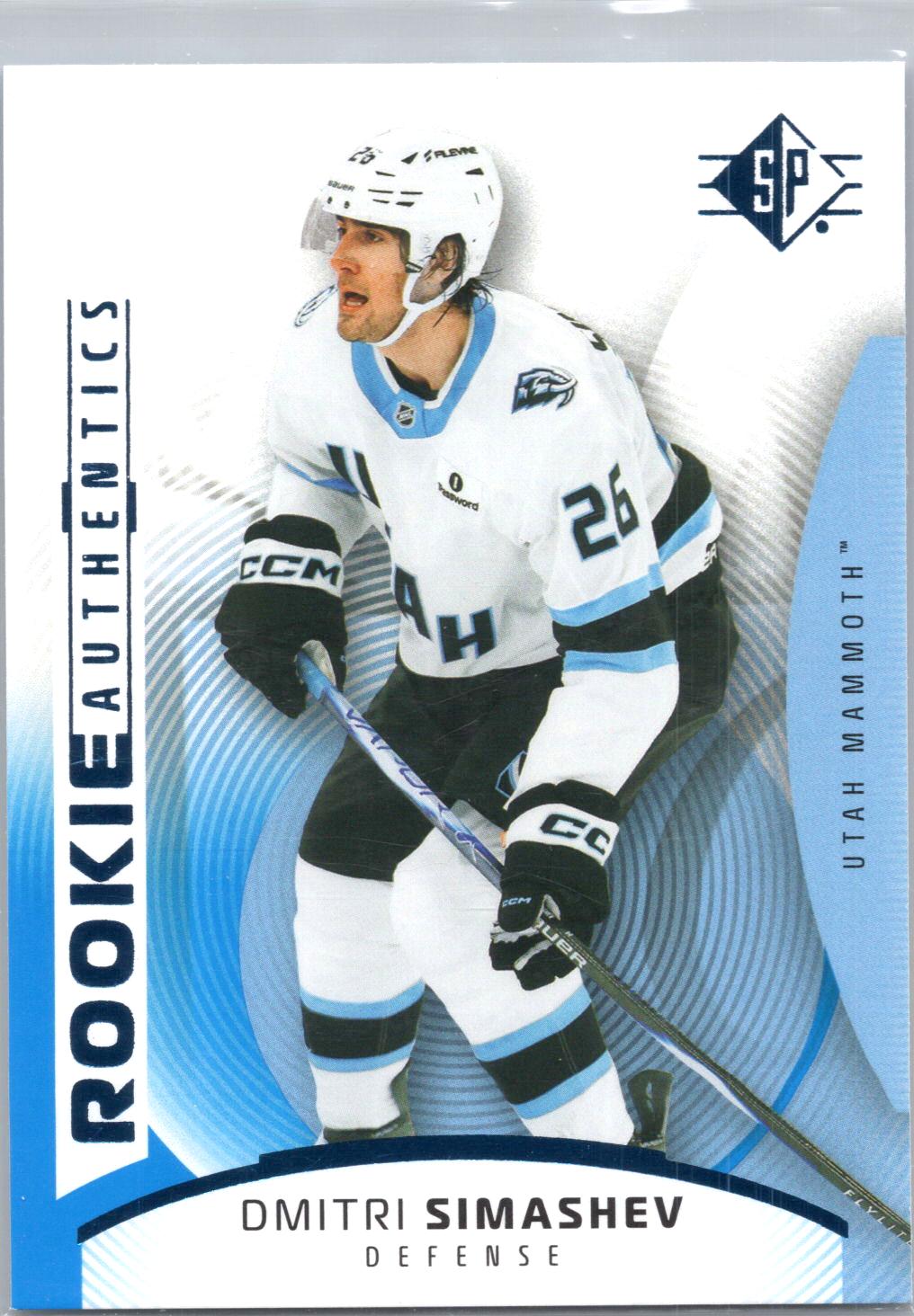 2025-26 SP #107 Dmitri Simashev Blue