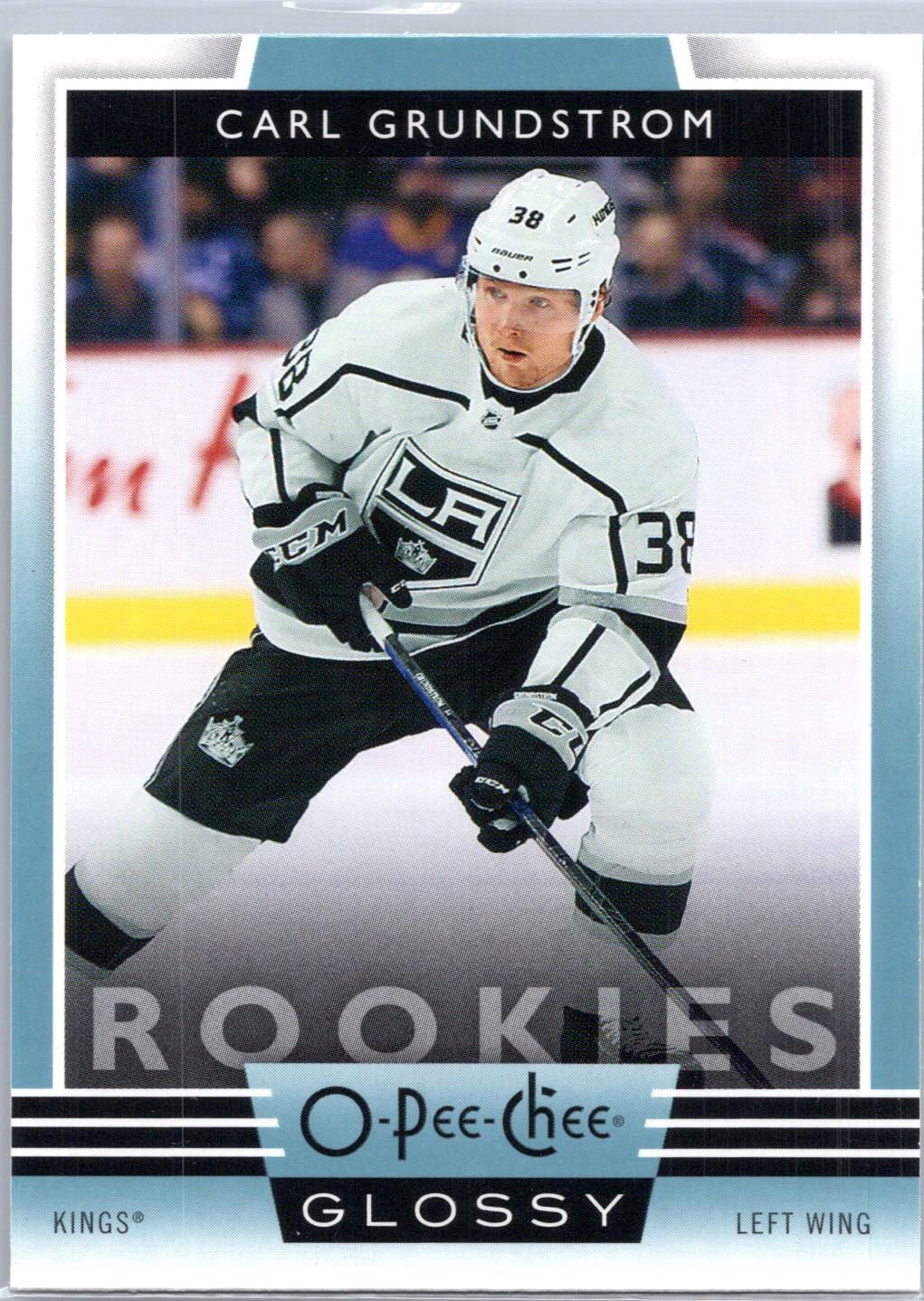 2019-20 Upper Deck #R-6 Carl Grundstrom 2019-20 O-Pee-Chee Glossy Rookies