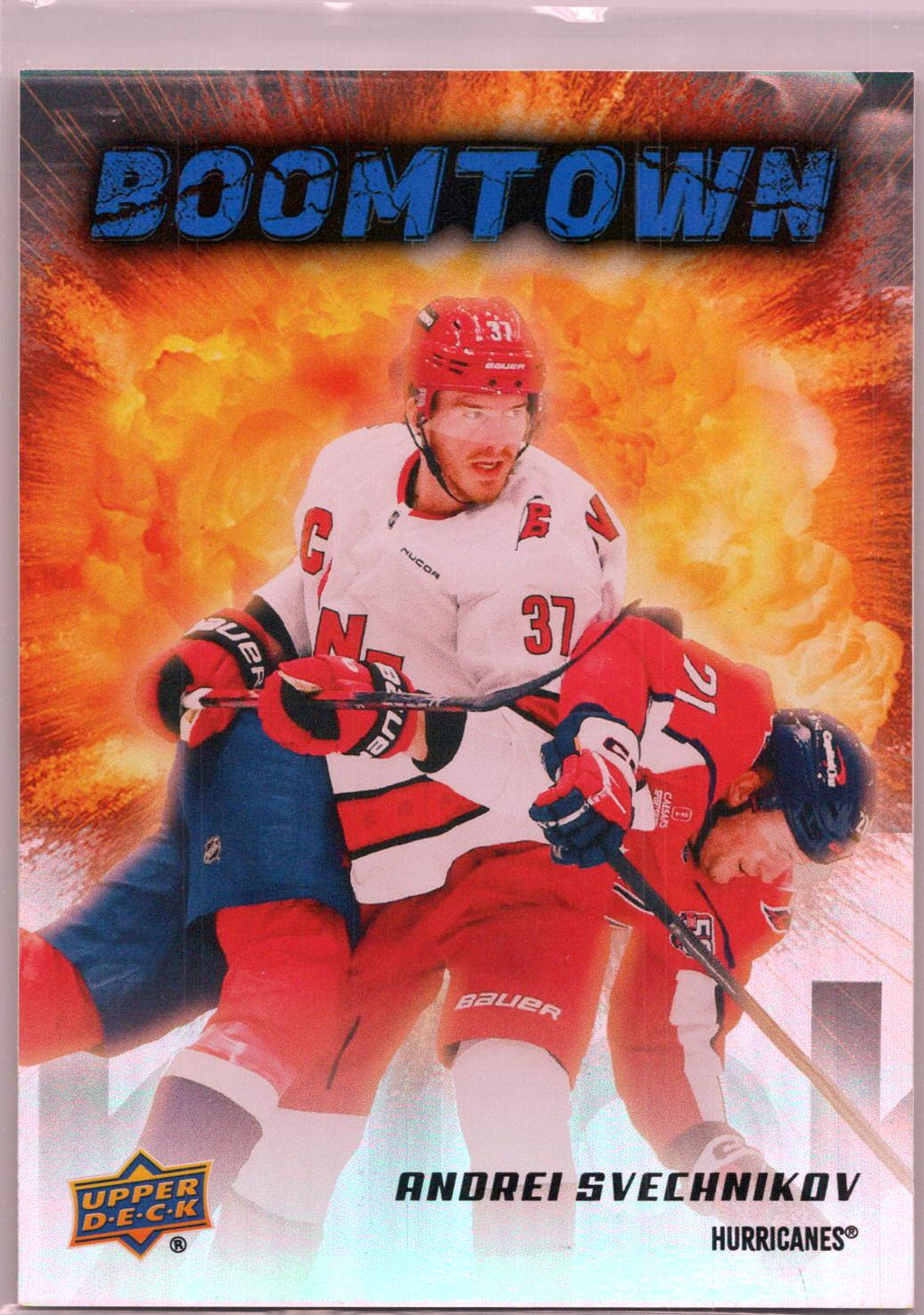 2025-26 Upper Deck #BT-7 Andrei Svechnikov Boomtown