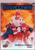2025-26 Upper Deck #BT-7 Andrei Svechnikov Boomtown