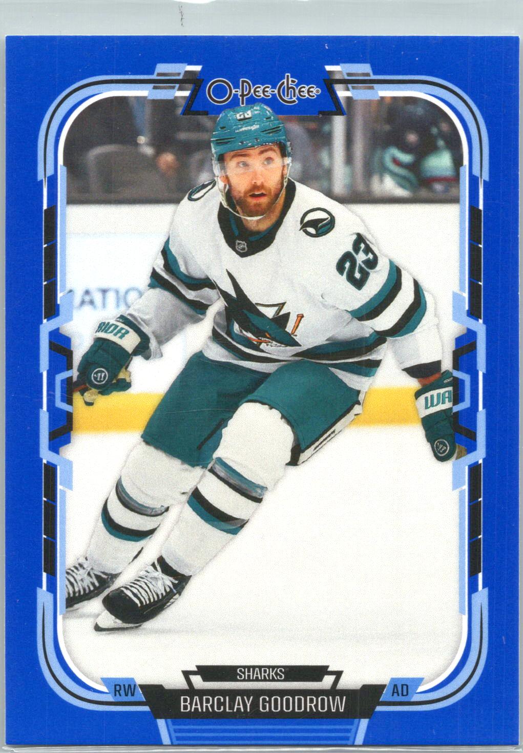 2025-26 O-Pee-Chee #374 Barclay Goodrow Blue Border