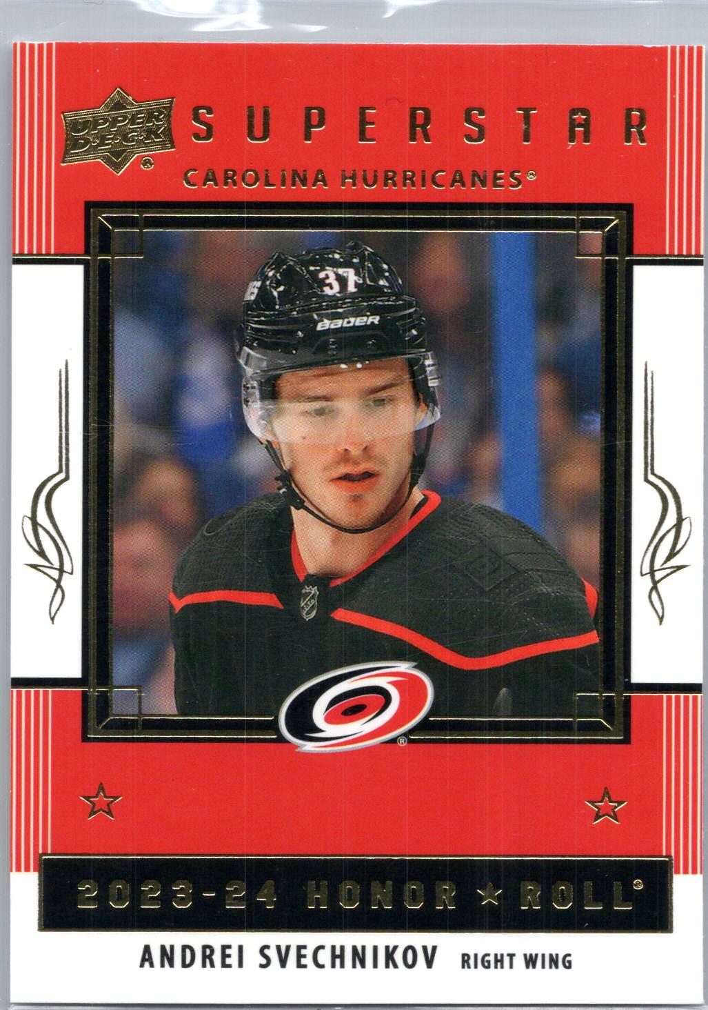 2023-24 Upper Deck #HR-29 Andrei Svechnikov Honor Roll