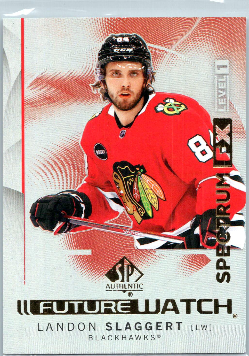 2024-25 SP Authentic #S-61 Landon Slaggert Spectrum FX