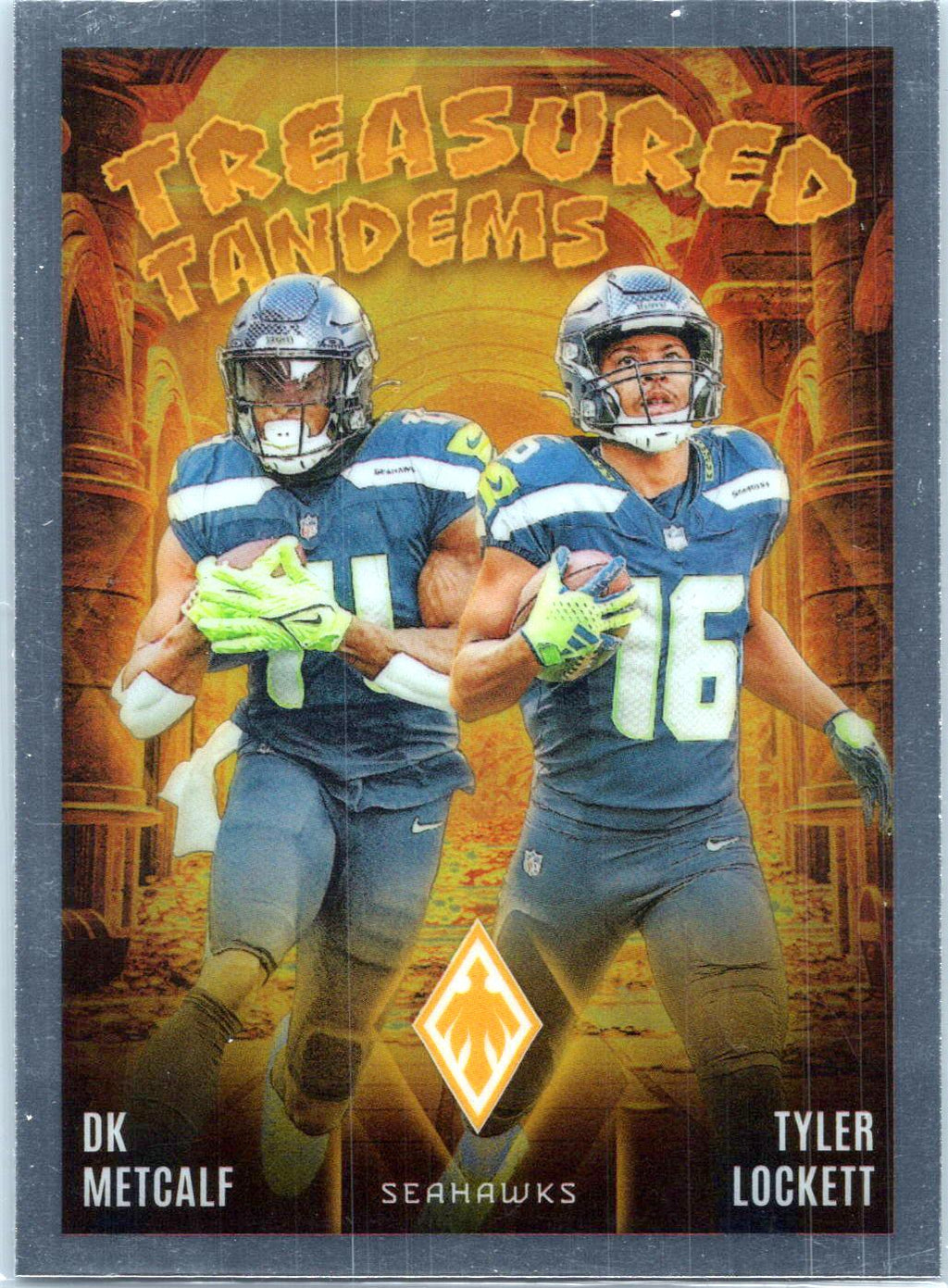 2024 Panini Phoenix #TT-SEA DK Metcalf / Tyler Lockett Treasured Tandems