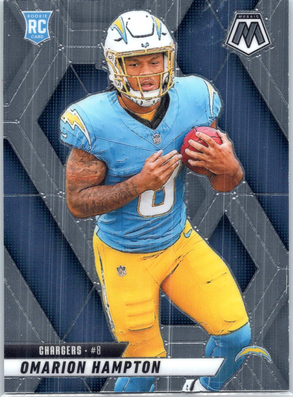 2025 Panini Mosaic #335 Omarion Hampton
