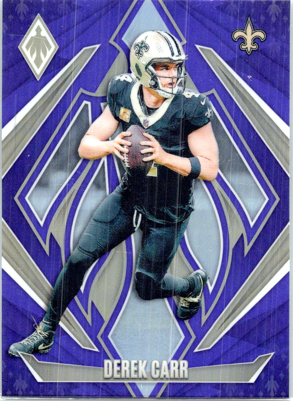 2024 Panini Phoenix #43 Derek Carr Purple