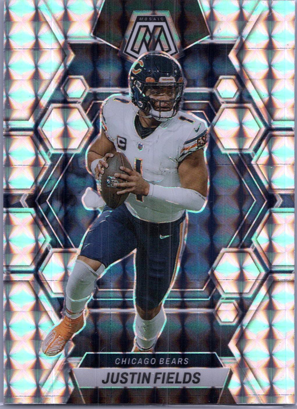 2023 Panini Mosaic #33 Justin Fields Silver