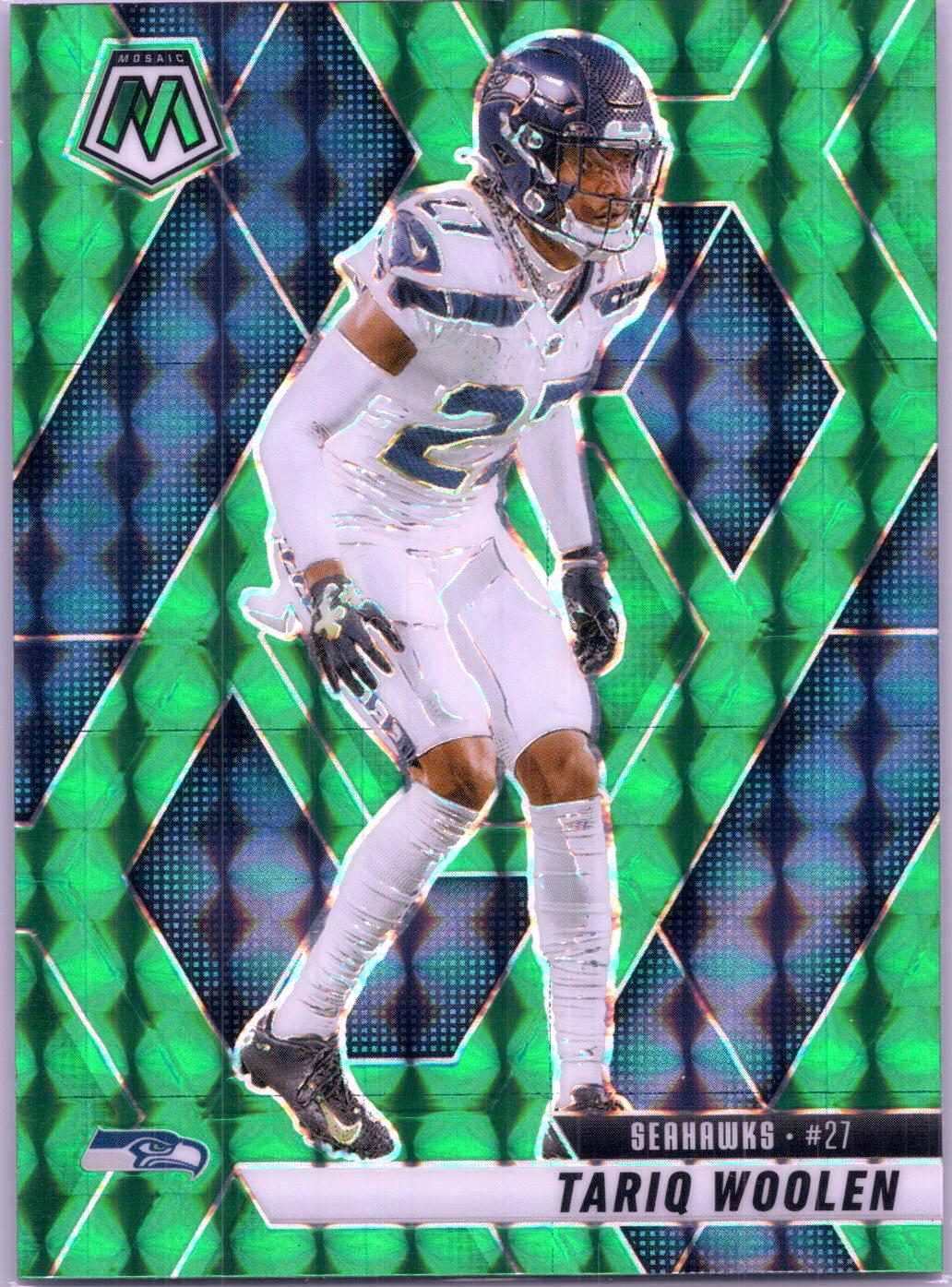 2025 Panini Mosaic #116 Tariq Woolen Mosaic Green