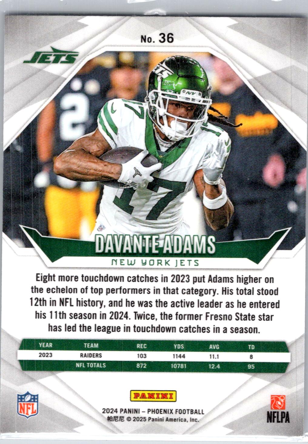 2024 Panini Phoenix #36 Davante Adams Hyper