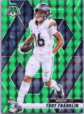 2025 Panini Mosaic #16 Troy Franklin Mosaic Green