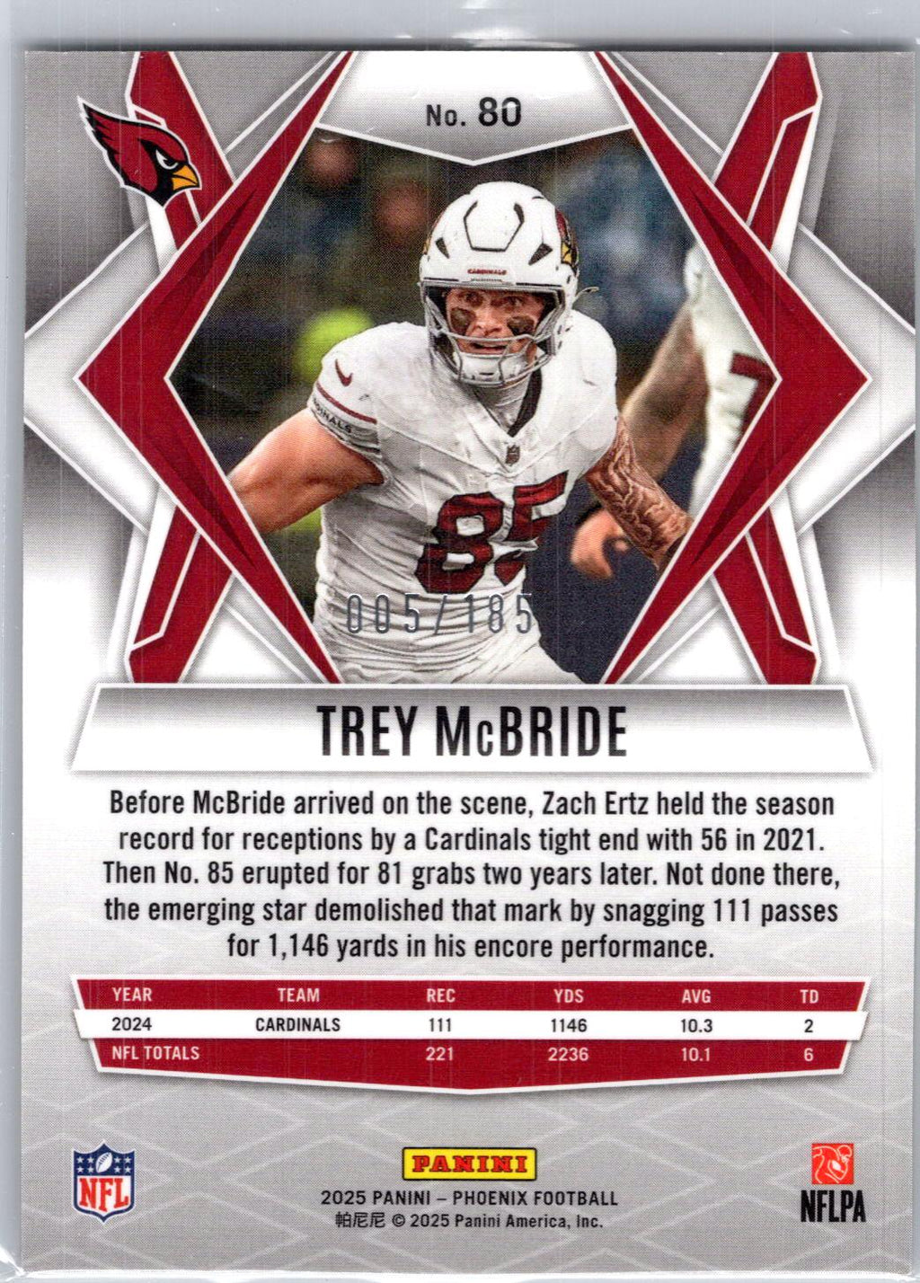 2025 Panini Phoenix #80 Trey McBride