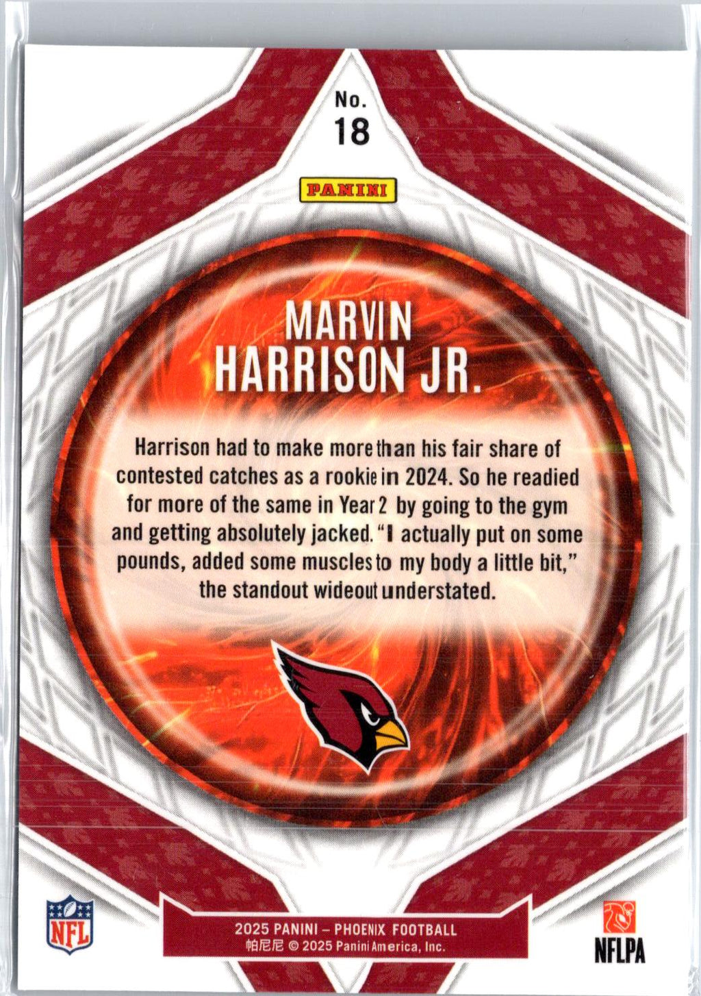 2025 Panini Phoenix #18 Marvin Harrison Jr. Paragon