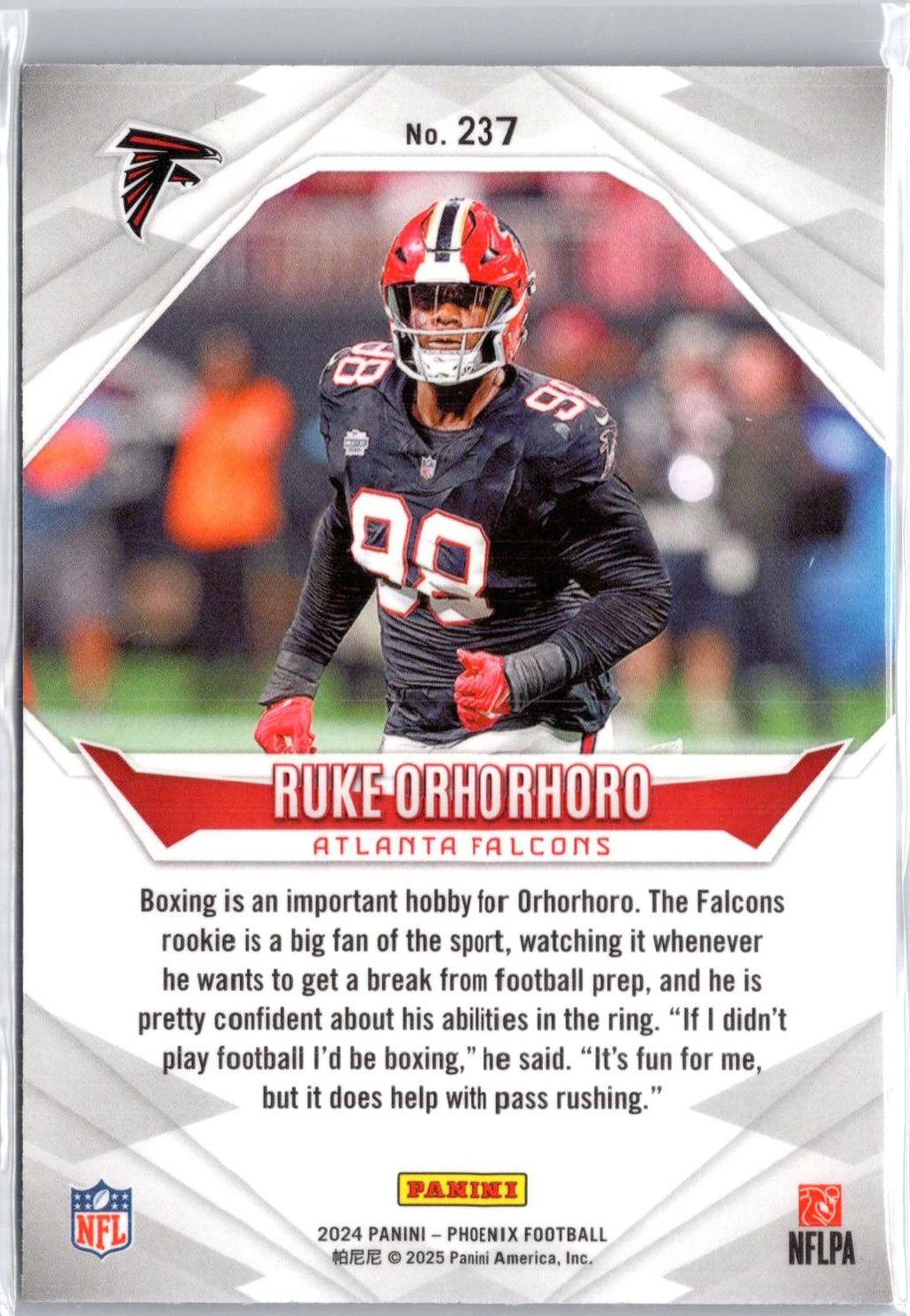 2024 Panini Phoenix #237 Ruke Orhorhoro