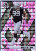 2025 Panini Mosaic #68 Warren Sapp Mosaic Camo Pink