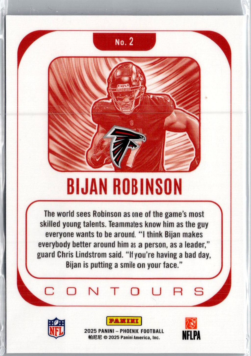 2025 Panini Phoenix #2 Bijan Robinson Contours
