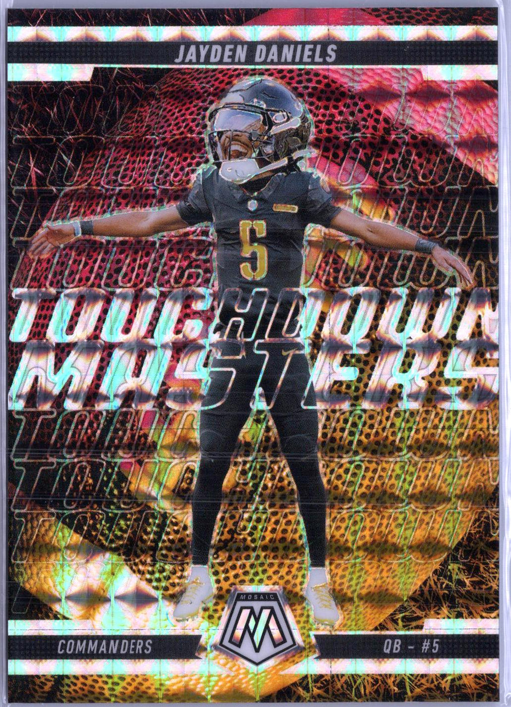 2025 Panini Mosaic #7 Jayden Daniels Touchdown Masters