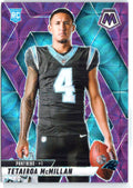 2025 Panini Mosaic #274 Tetairoa McMillan Mosaic Reactive Purple
