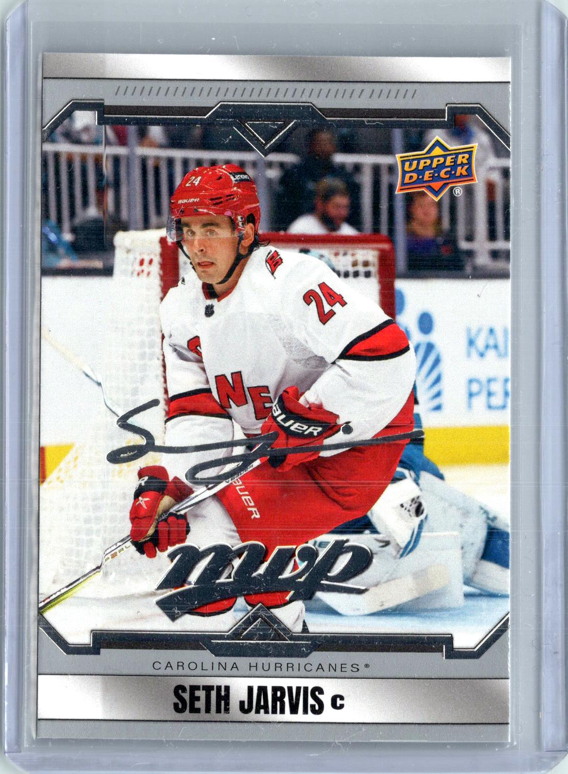 2024-25 Upper Deck MVP #68 Seth Jarvis Silver Script