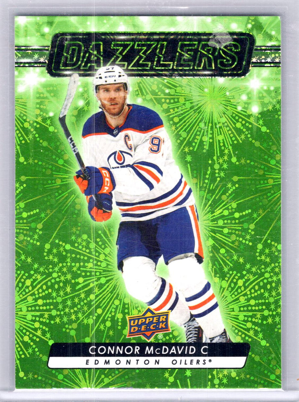 2023-24 Upper Deck #DZ-86 Connor McDavid Dazzlers Green