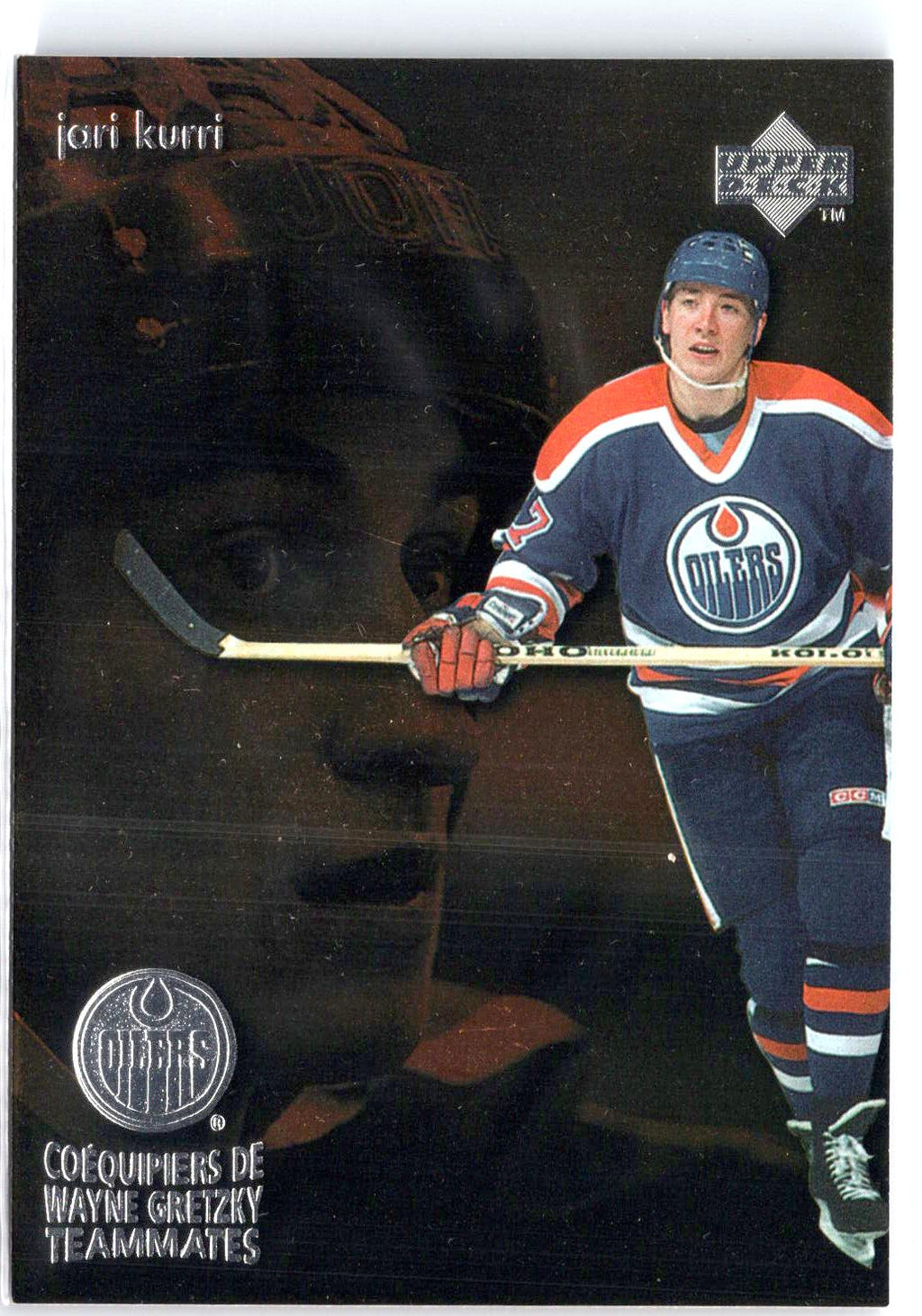 1998-99 Upper Deck Ice McDonald's #T9 Jari Kurri Wayne Gretzky Teammates