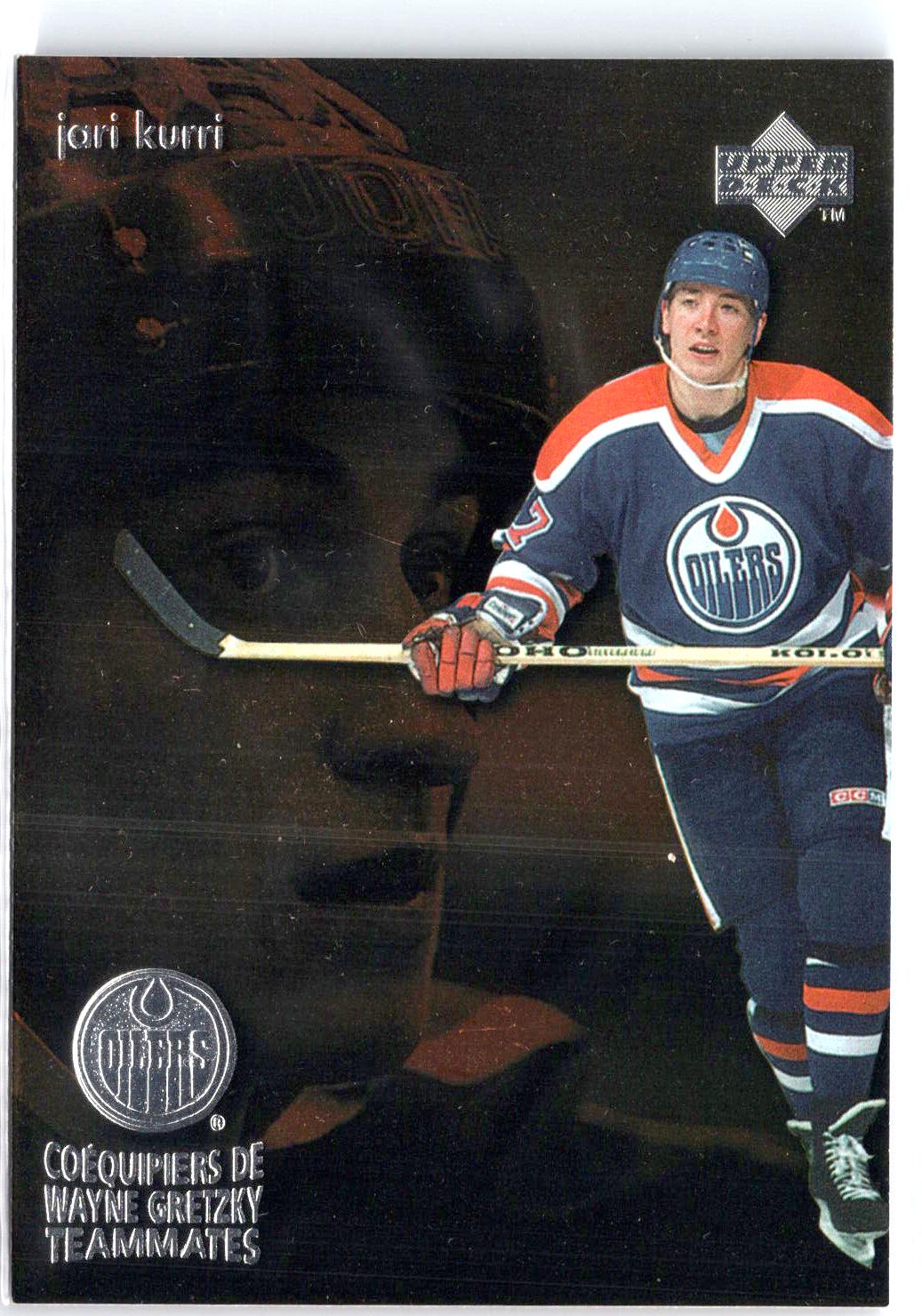 1998-99 Upper Deck Ice McDonald's #T9 Jari Kurri Wayne Gretzky Teammates
