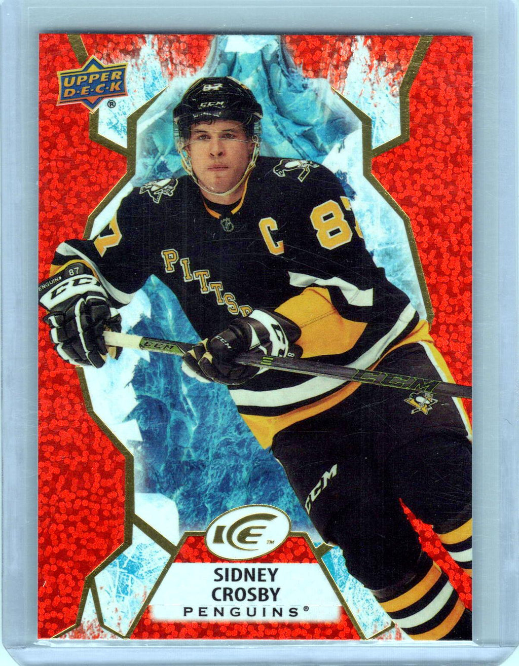 2021-22 Upper Deck Ice #47 Sidney Crosby Orange