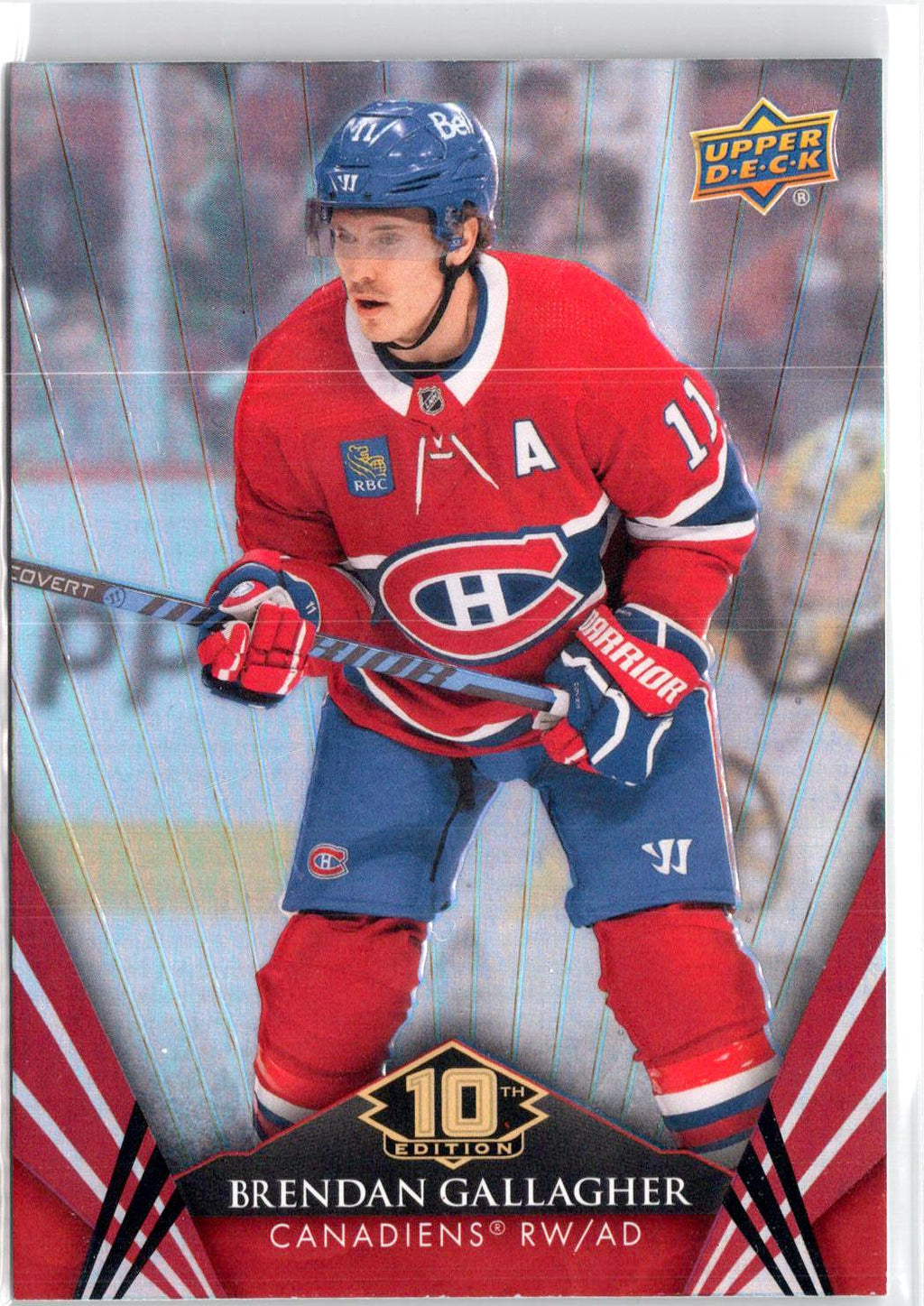 2024-25 Upper Deck Tim Hortons #27 Brendan Gallagher
