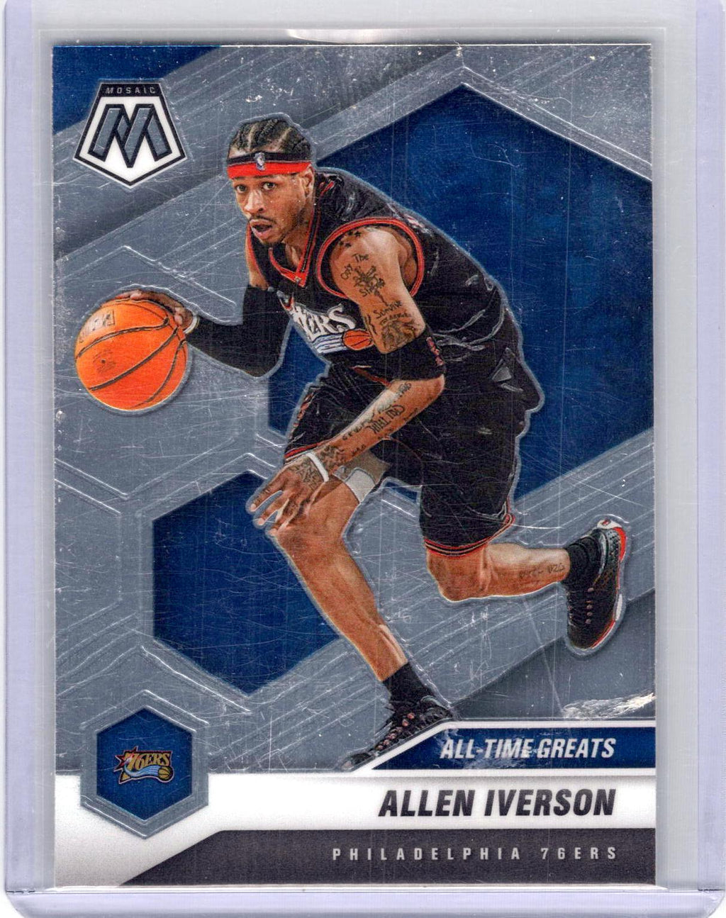 2020-21 Panini Mosaic #292 Allen Iverson