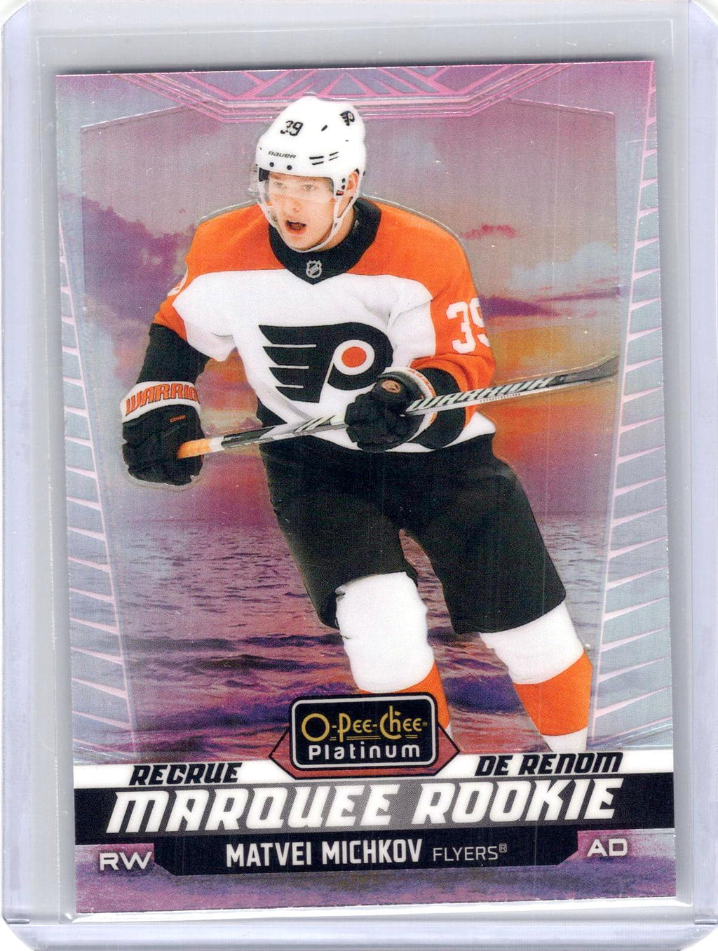 2024-25 O-Pee-Chee Platinum #264 Matvei Michkov Sunset