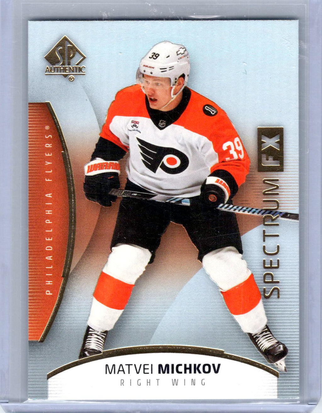 2025-26 SP Authentic #S-23 Matvei Michkov Spectrum FX