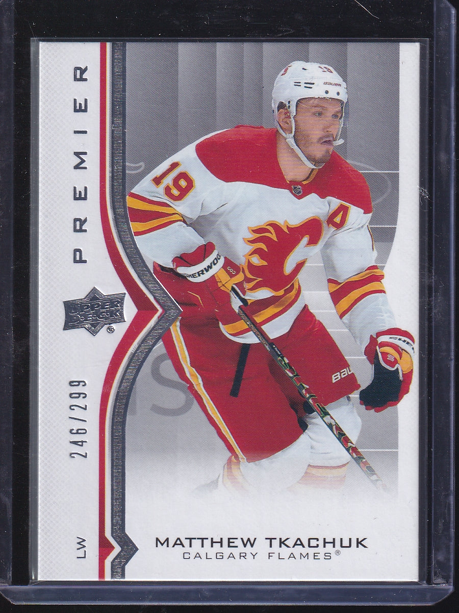 2020-21 Upper Deck Premier #4 Matthew Tkachuk #/299
