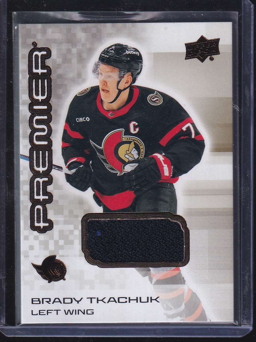 2024-25 Upper Deck Premier #39 Brady Tkachuk Bronze Jersey